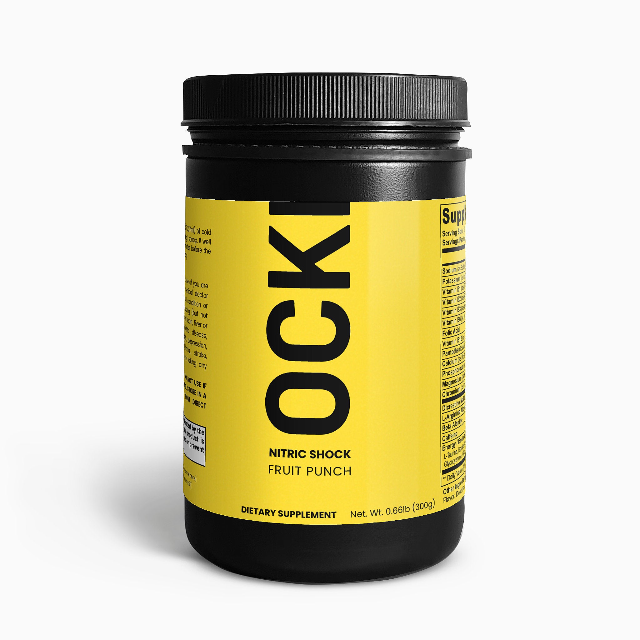 Nitric Shock Pre-Workout Powder (Fruit Punch)