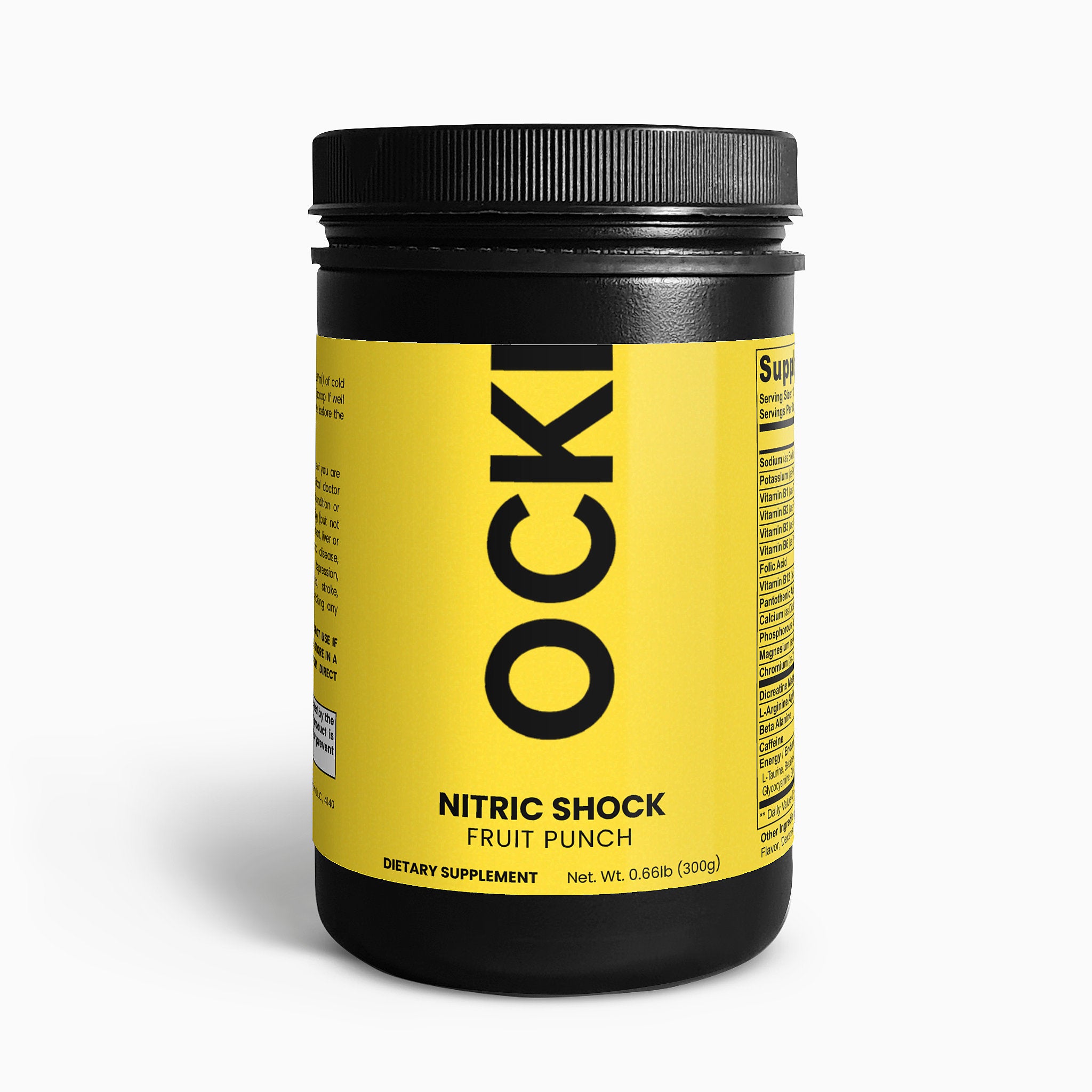 Nitric Shock Pre-Workout Powder (Fruit Punch)